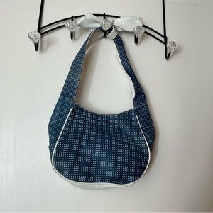 Stylish Blue and White Women's Bag